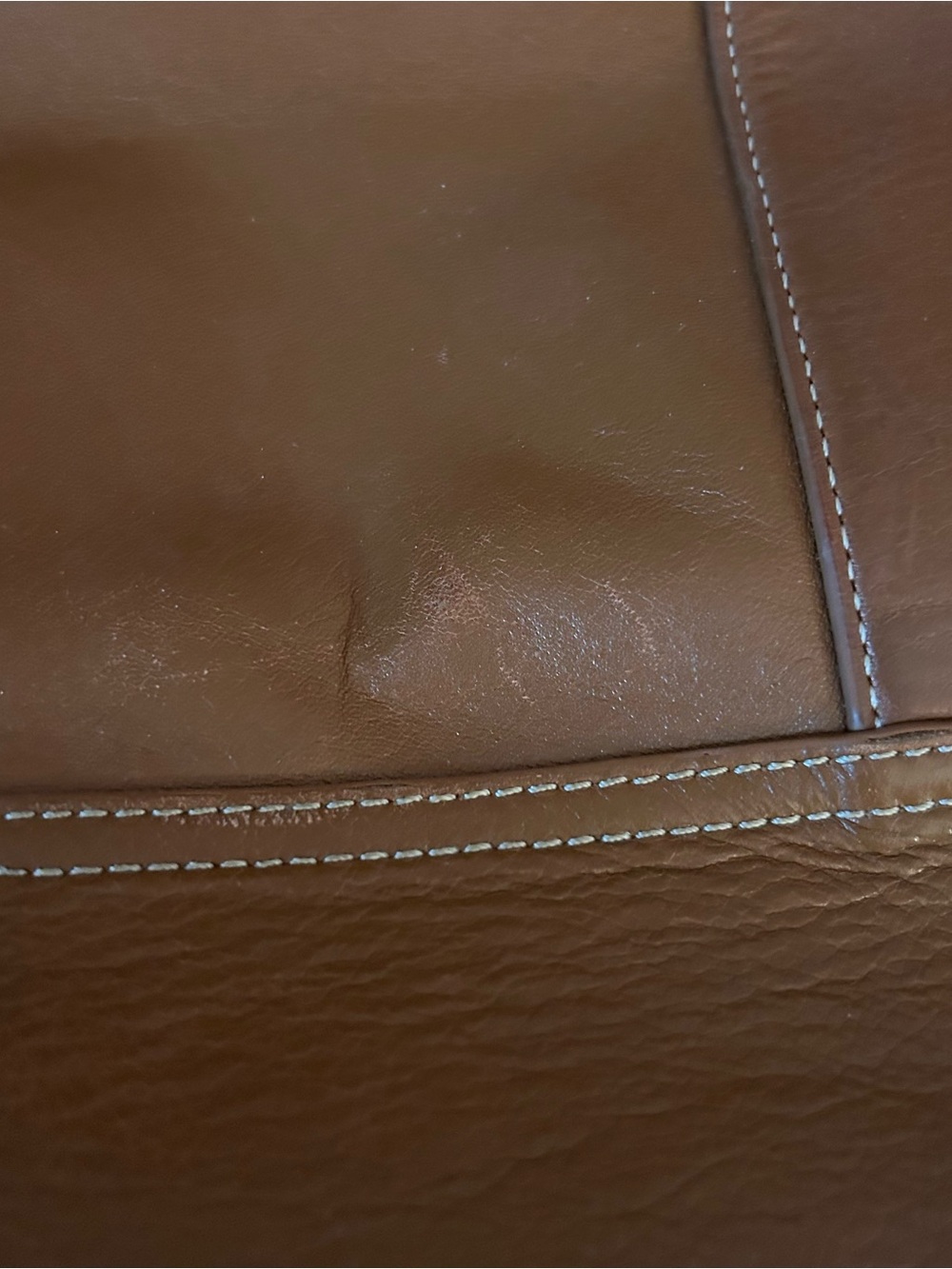 J. Crew Medium Montauk Leather Tote Bag in Rich Oak - Picture 9 of 16